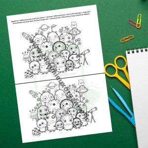 extra terrestre jeu des 7 differences